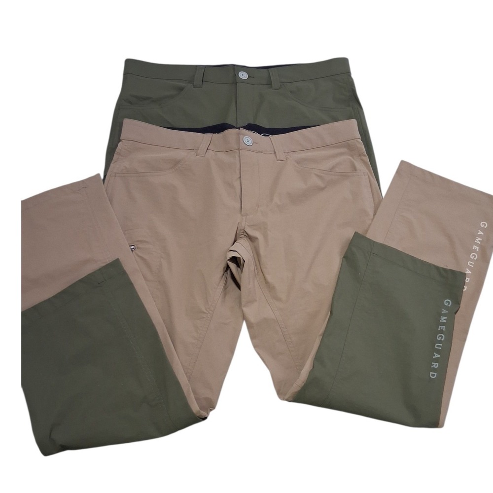2pcs‎ GameGuard GG Active Hiking Outdoors  Adventure Trail Men's size 36 Pants